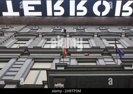 Terrorgebäude in Budapest. Opfer des Kommunismus und des nationalsozialismus. Ungarn Stockfoto