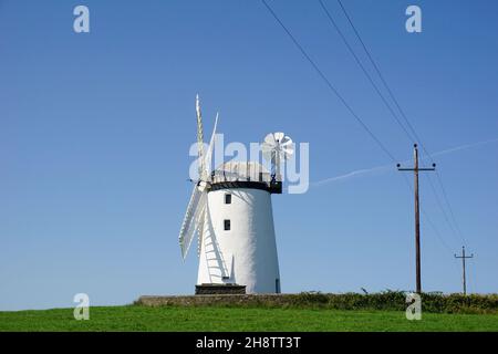 Ballycopeland Windmühle um die 1780 oder 90s gebaut. Millisle, Nordirland Stockfoto