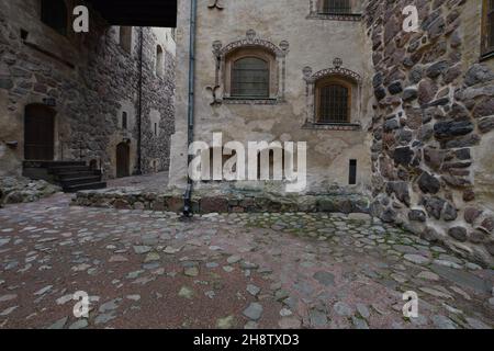 Das Innere der Burg Turku Stockfoto