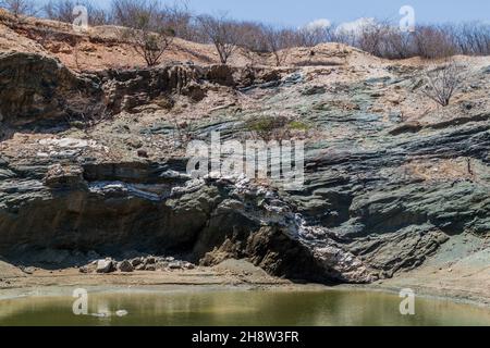 Vermiculite Mine im brasilianischen Bundesstaat Paraiba Stockfoto