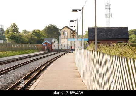 Bure Talbahn die Signalbox Stockfoto