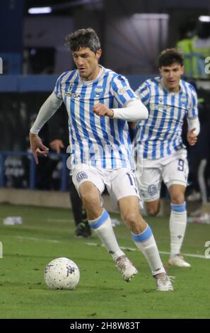 Federico Melchiorri (Spal) während der italienischen Fußball-Liga BKT 2021/2022 Spal vs. Usa Lecce im Paolo Mazza Stadion, Ferrara, Italien, 30. November 2021 - Foto: Stringer Stockfoto