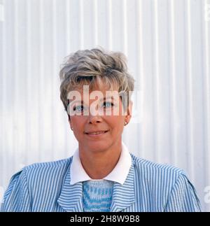 Grit Boettcher, deutsche Schauspielerin, Deutschland 1987. Deutsche Schauspielerin Grit Boettcher, Deutschland 1987. Stockfoto