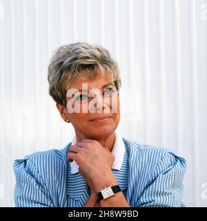 Grit Boettcher, deutsche Schauspielerin, Deutschland 1987. Deutsche Schauspielerin Grit Boettcher, Deutschland 1987. Stockfoto