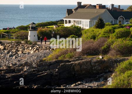 Marginal Way malerische Küstenwanderungen in Ogunquit Maine Stockfoto