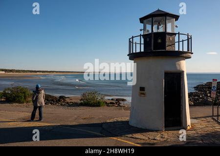 Marginal Way malerische Küstenwanderungen in Ogunquit Maine Stockfoto