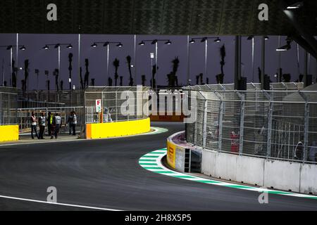 Jeddah, Saudi-Arabien - 02/12/2021, Streckendarstellung während des Formel 1 stc Saudi Arabian Grand Prix 2021, 21th Runde der FIA Formel 1 Weltmeisterschaft 2021 vom 3. Bis 5. Dezember 2021 auf dem Jeddah Corniche Circuit, in Jeddah, Saudi-Arabien - Foto Florent Gooden / DPPI Stockfoto