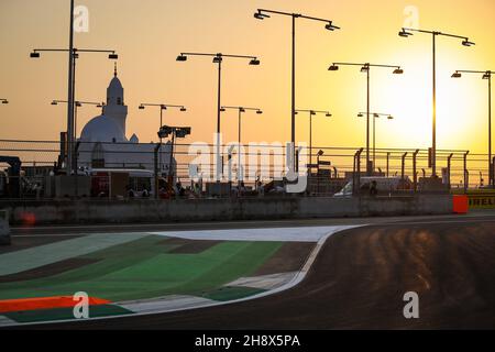 Jeddah, Saudi-Arabien - 02/12/2021, Streckendarstellung während des Formel 1 stc Saudi Arabian Grand Prix 2021, 21th Runde der FIA Formel 1 Weltmeisterschaft 2021 vom 3. Bis 5. Dezember 2021 auf dem Jeddah Corniche Circuit, in Jeddah, Saudi-Arabien - Foto Florent Gooden / DPPI Stockfoto