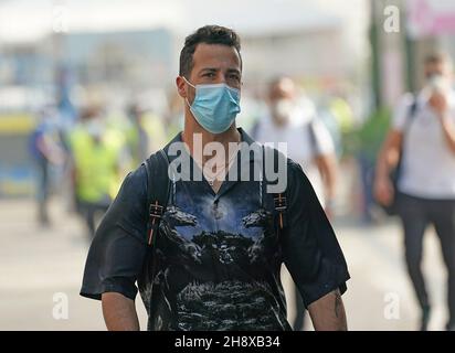 Jeddah, Saudi-Arabien. 02nd Dez 2021. 2nd. Dezember 2021, Jeddah Corniche Circuit, Jeddah, Formel 1 Grand Prix von Saudi-Arabien, im Bild Daniel Ricciardo (AUS), McLaren F1 Team Credit: dpa/Alamy Live News Stockfoto