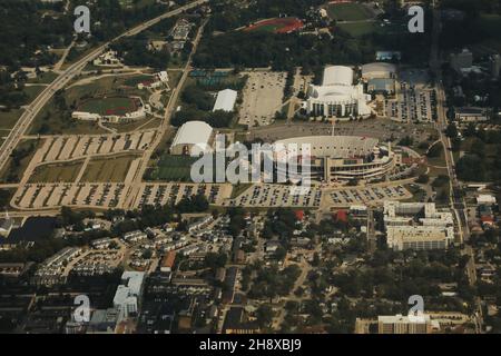 Luftaufnahme der Indiana University in Bloomington, USA Stockfoto