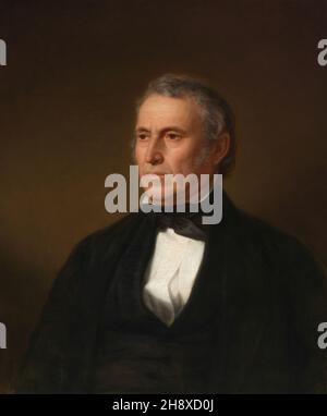 Zachary Taylor (1784-41850), 12th Präsident der Vereinigten Staaten 1849-50, Porträt, Öl auf Leinwand Gemälde von John Vanderlyn, 1850 Stockfoto