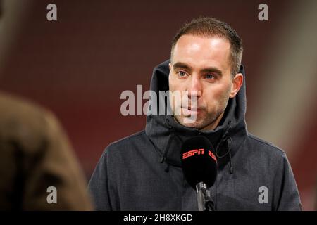 ALKMAAR, NIEDERLANDE - 2. DEZEMBER: Während des niederländischen Eredivisie-Spiels zwischen AZ Alkmaar und Fortuna Sittard am 2. Dezember 2021 im AFAS Stadion in Alkmaar, Niederlande (Foto: Hans van der Valk/Orange Picts) Stockfoto