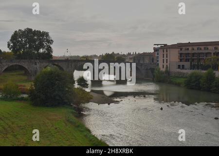 Carcassonne, eine mittelalterliche Burg südlich von Frankreich Stockfoto