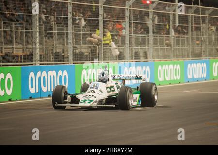 Der Williams FW07C. Großer Preis von Saudi-Arabien, Donnerstag, 2nd. Dezember 2021. Dschidda, Saudi-Arabien. Stockfoto