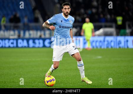 Roma, Italien. 02nd Dez 2021. Danilo Cataldi von der SS Lazio in Aktion während des Fußballspiels der Serie A zwischen der SS Lazio und Udinese Calcio im Olimpico-Stadion in Rom (Italien), 2nd. Dezember 2021. Foto Antonietta Baldassarre/Insidefoto Kredit: Insidefoto srl/Alamy Live News Stockfoto