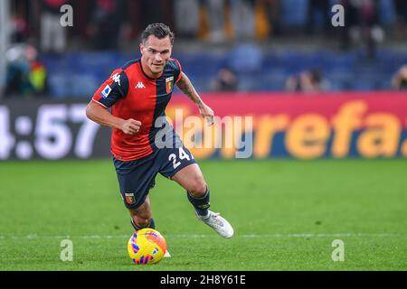 Genua, Italien. 01st Dez 2021. Flavio Bianchi (Genua) während Genua CFC vs AC Mailand, italienische Fußballserie A Spiel in Genua, Italien, Dezember 01 2021 Kredit: Unabhängige Fotoagentur/Alamy Live News Stockfoto