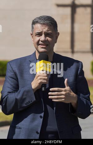 Ciudad De Buenos Aires, Argentinien. 02nd Dez 2021. Jorge Macri neuer Minister der Regierung der Stadt Buenos Aires. (Foto: Esteban Osorio/Pacific Press) Quelle: Pacific Press Media Production Corp./Alamy Live News Stockfoto