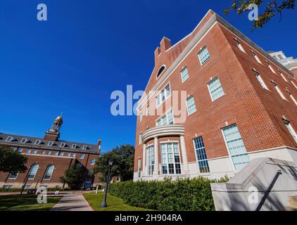 Sonniger Blick auf die Southern Methodist University in Dallas, Texas Stockfoto