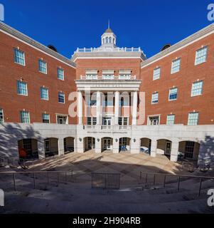 Sonniger Blick auf die Southern Methodist University in Dallas, Texas Stockfoto