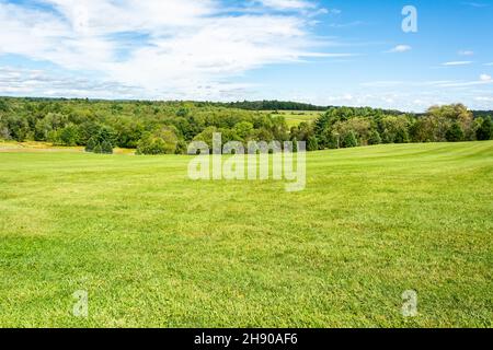 Bethel, New York, Vereinigte Staaten von Amerika – 11. September ,2016. Der Ort der Woodstock Music & Art Fair, die 1969 in Bethel, NY, stattfand. Stockfoto