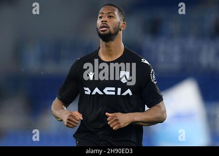 Rom, Latium. 02nd Dez 2021. Beto von Udinese während der Serie Ein Spiel zwischen SS Lazio gegen Udinese im Olimpico-Stadion in Rom, Italien, 02nd. Dezember 2021. Fotografo01 Kredit: Unabhängige Fotoagentur/Alamy Live Nachrichten Stockfoto