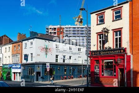 The Butterfly and Grasshopper Pub, Renshaw St, Liverpool. Aufnahme im Oktober 2021. Stockfoto