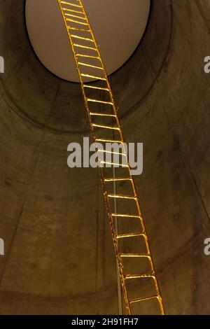 Jakobsleiter in der Kathedrale von Northern Lights - Alta Church Stockfoto