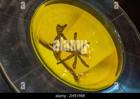 Taufbecken in der Kathedrale von Northern Lights - Alta Church Stockfoto