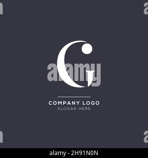 Einzigartiges modernes G-Buchstabe Business Logo Design Alphabet Symbol Vektor-Symbol. Kreative, elegante Vorlage für das G-Logo. Stock Vektor