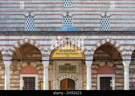 Ayasofya Hurrem Sultan Hamam (Ayasofya Hürrem Sultan Hamamı), Istanbul, Türkei Stockfoto