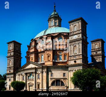 Italien Wallfahrtskirche Vicoforte di Mondovì Basilica della Natività di Maria Santissima o Santuary Basilica Regina Montis Regalis Stockfoto