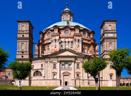 Italien Wallfahrtskirche Vicoforte di Mondovì Basilica della Natività di Maria Santissima o Santuary Basilica Regina Montis Regalis Stockfoto