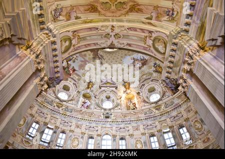 Italien Wallfahrtskirche Vicoforte di Mondovì Basilica della Natività di Maria Santissima o Santuary Basilica Regina Montis Regalis Stockfoto