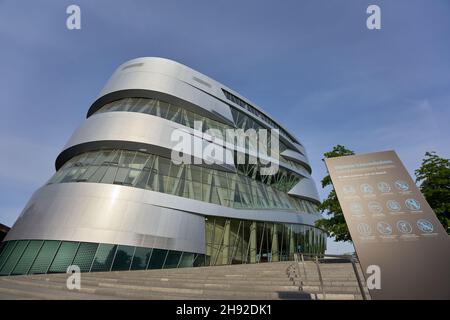 Stuttgart Bad Cannstatt, Deutschland - 22. Mai 2020: Das Museum nimmt rund 3,500 m² Fläche ein und bietet rund 17,000 m² Ausstellungsfläche Stockfoto