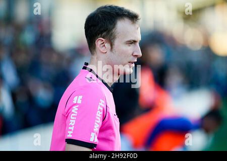 Malaga, Spanien. 02nd. Dezember 2021. Gesehen während des Copa del Rey-Matches zwischen VelezCF und UD Las Palmas im Vivar Tellez Stadium in Velez Malaga, Spanien.Endstand; Velez CF 2:3 UD Las Palmas. (Foto von Francis Gonzalez/SOPA Images/Sipa USA) Quelle: SIPA USA/Alamy Live News Stockfoto