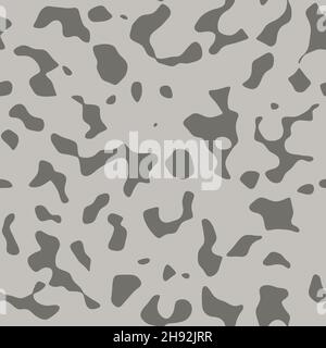 Nahtloser abstrakter Non-Print, der an ein fremdartig gefärbtes Oberflächenmuster für Tierhaut erinnert. Stockfoto