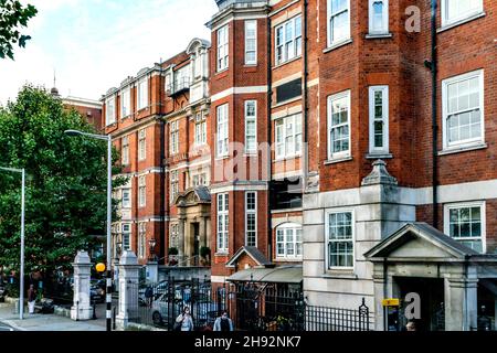 Royal Marshden Hospital, Fulham Road, London, Großbritannien. Stockfoto