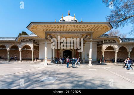 Topkapi-Palast aus dem Osmanischen Reich 16. Januar 2020, Istanbul, Türkei Stockfoto