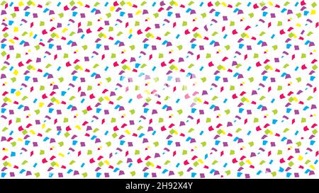 Abstrakte bunte Konfetti Hintergrund-Design - Vektor-Illustration Stock Vektor