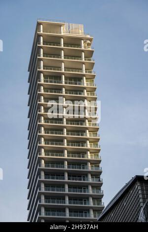 200 E. 59th Street ist eine Luxus-Eigentumswohnung in Sutton Place, New York City, USA Stockfoto