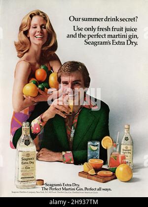 August 1973 'Playboy'-Werbeausgabe, USA Stockfoto