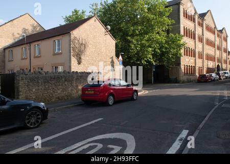 Die ehemalige Selwood-Druckerei, Frome, Somerset, Großbritannien Stockfoto