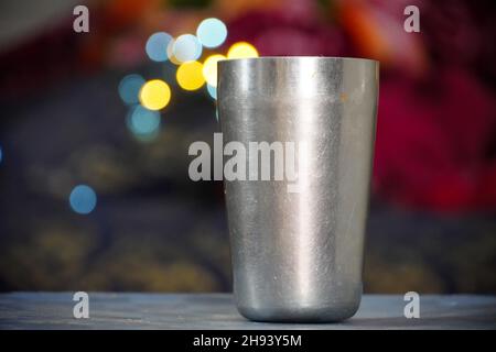 Großes Lassi Glas punjabi Lassi Stockfoto