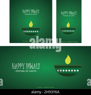 Happy Diwali Vektor Hintergrund mit Crackern Stock Vektor