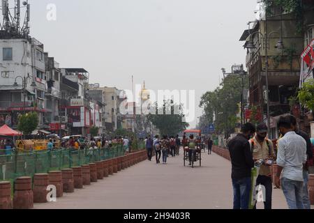 chandni chowk Market delhi Bilder Stockfoto