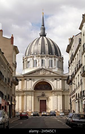 Kirche Notre-Dame de Bon-Port. Nantes, Loire-Atlantique. Frankreich Stockfoto