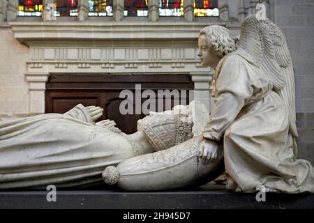 Grab von Franz II. Von der Bretagne und Margueritte de Foix. Catedral de Saint-Pierre et Saint-Paul. Nantes. Loire-Atlantique. Frankreich Stockfoto