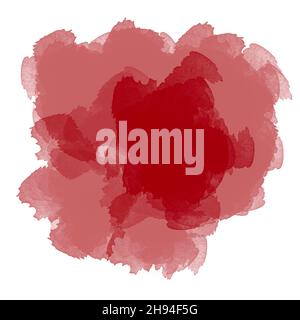 Rote Rose abstrakt Aquarell Hintergrund Muster Stockfoto
