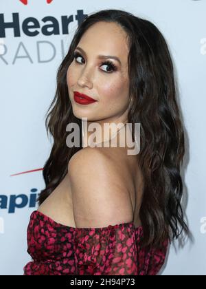 Inglewood, Usa. 03rd Dez 2021. INGLEWOOD, LOS ANGELES, KALIFORNIEN, USA - 03. DEZEMBER: Cheryl Burke kommt bei iHeartRadio 102,7 KIIS FM's Jingle Ball 2021 präsentiert von Capital One, gehalten auf dem Forum am 3. Dezember 2021 in Inglewood, Los Angeles, Kalifornien, USA. (Foto: Xavier Collin/Image Press Agency/Sipa USA) Quelle: SIPA USA/Alamy Live News Stockfoto