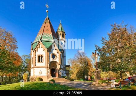 Malsch, Deutschland - Oktober 2021: Wallfahrtskapelle 'Wallfahrtskapelle Letzenberg' Stockfoto